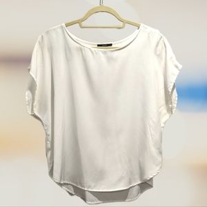 Forever 21 White Loose Fitted Blouse